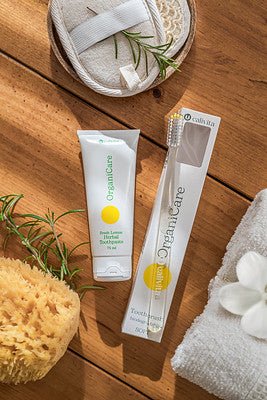 OrganiCare Fresh Lemon Herbal Toothpaste - Caliviva